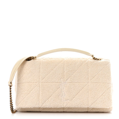 Saint Laurent Terry Patchwork Monogram Medium Jamie Tropical Sand 1 of 10