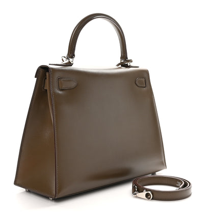 Hermes Box Kelly Sellier 28 Vert Olive 3 of 13