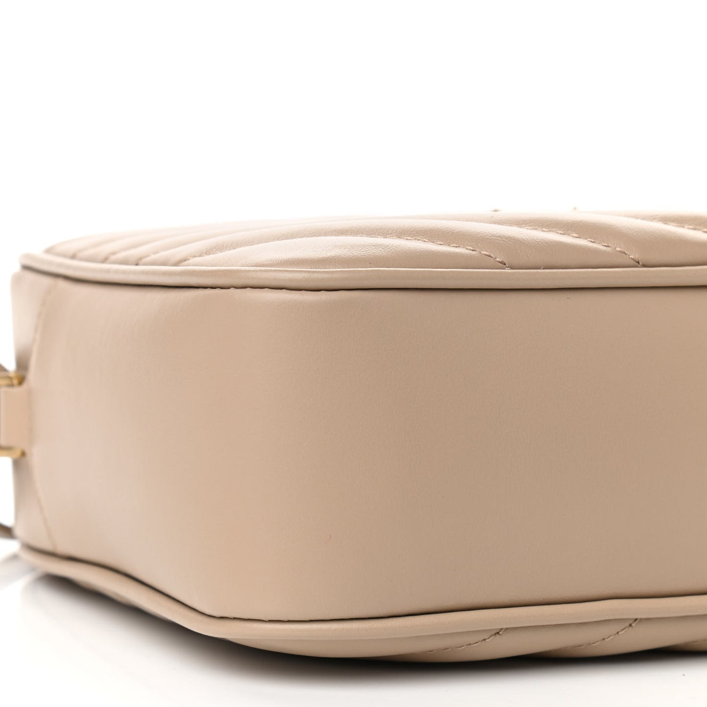 Calfskin Matelasse Monogram Lou Camera Bag Dark Beige