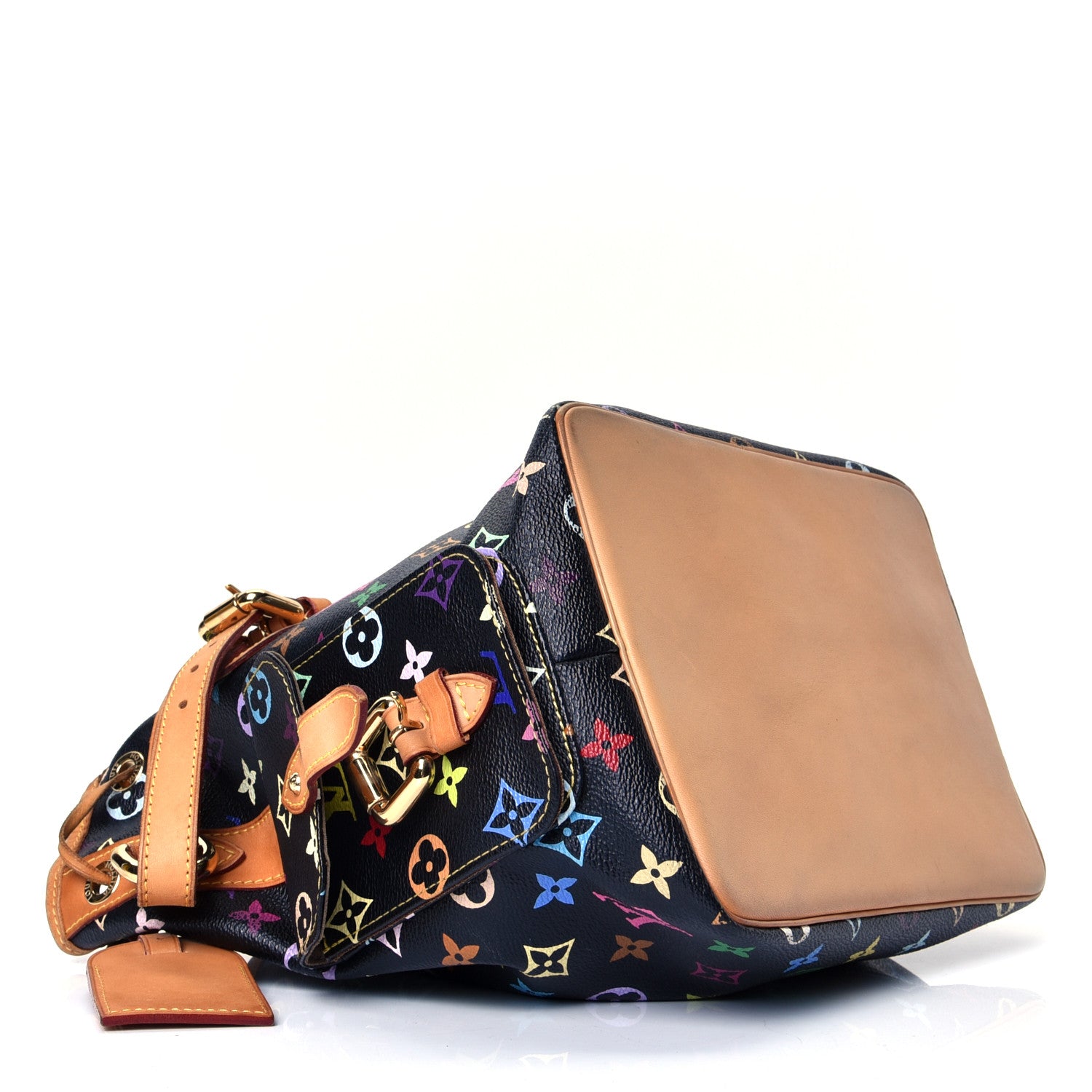 Louis Vuitton Monogram Multicolor Petit Noe Black 3 of 4