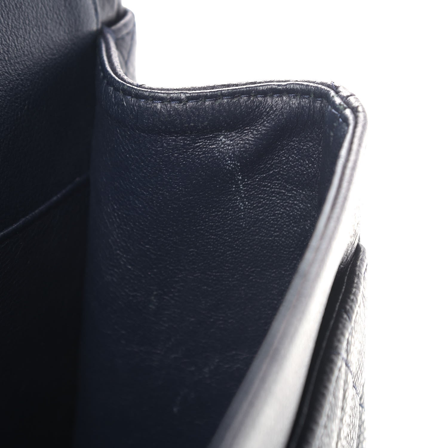 Chanel Caviar Quilted Jumbo Double Flap Navy Blue 15 of 15