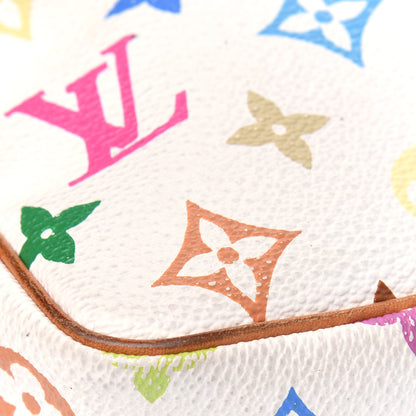 Louis Vuitton Monogram Multicolor Pochette Accessories White 8 of 13