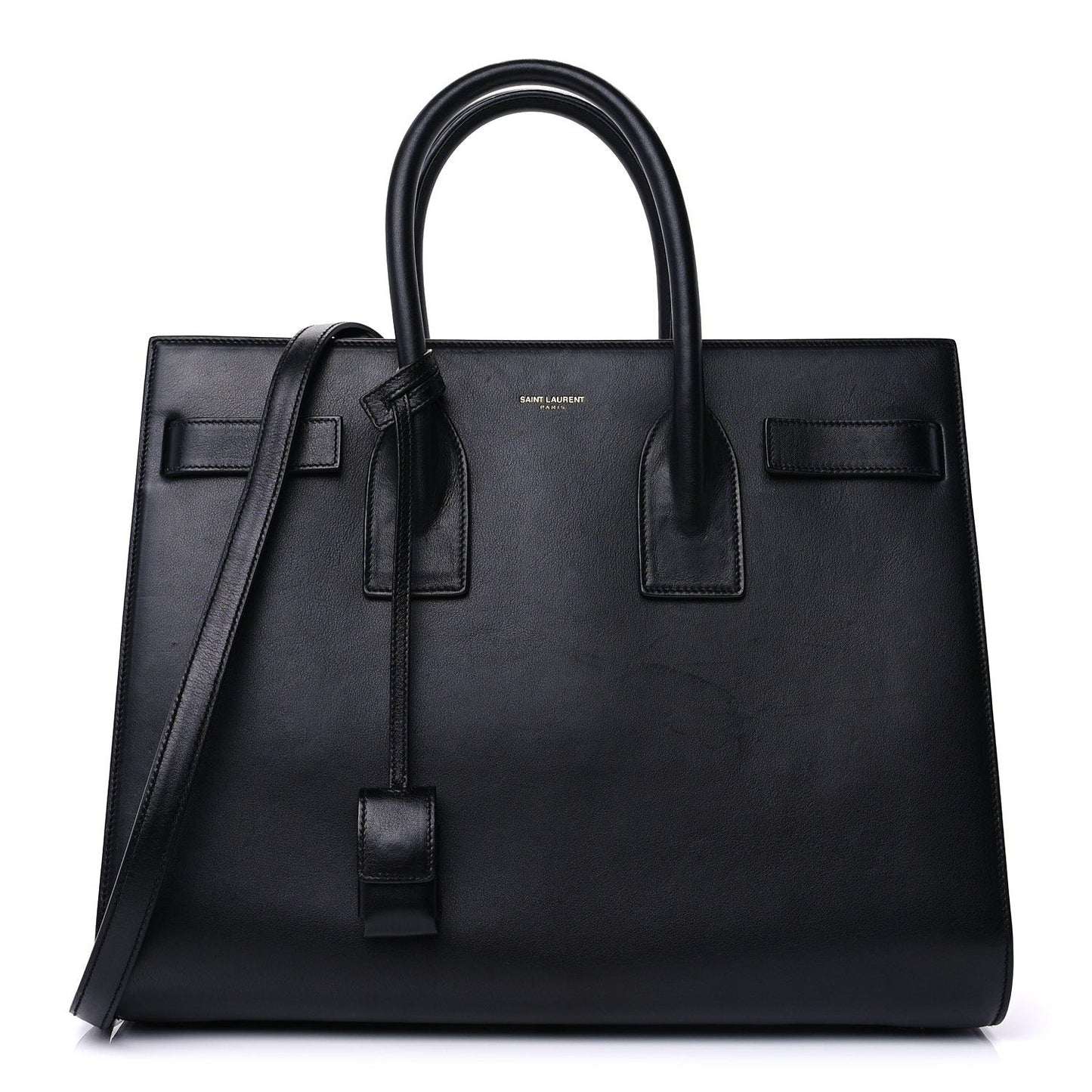 Calfskin Small Sac De Jour Black