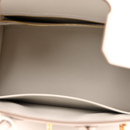 Hermes Epsom Birkin Sellier 25 Gris Pale 5 of 12