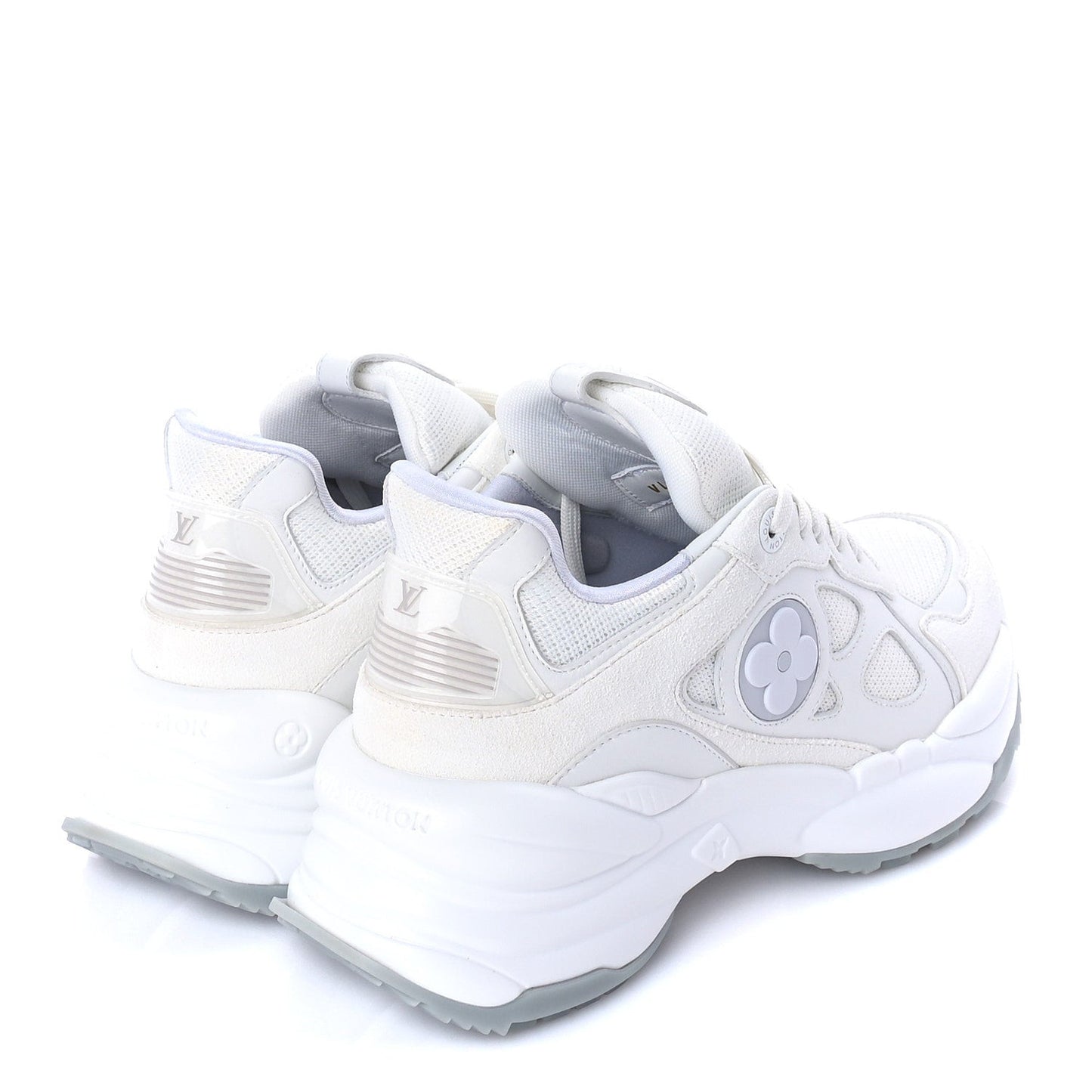 Calfskin Run 55 Sneakers 38.5 White