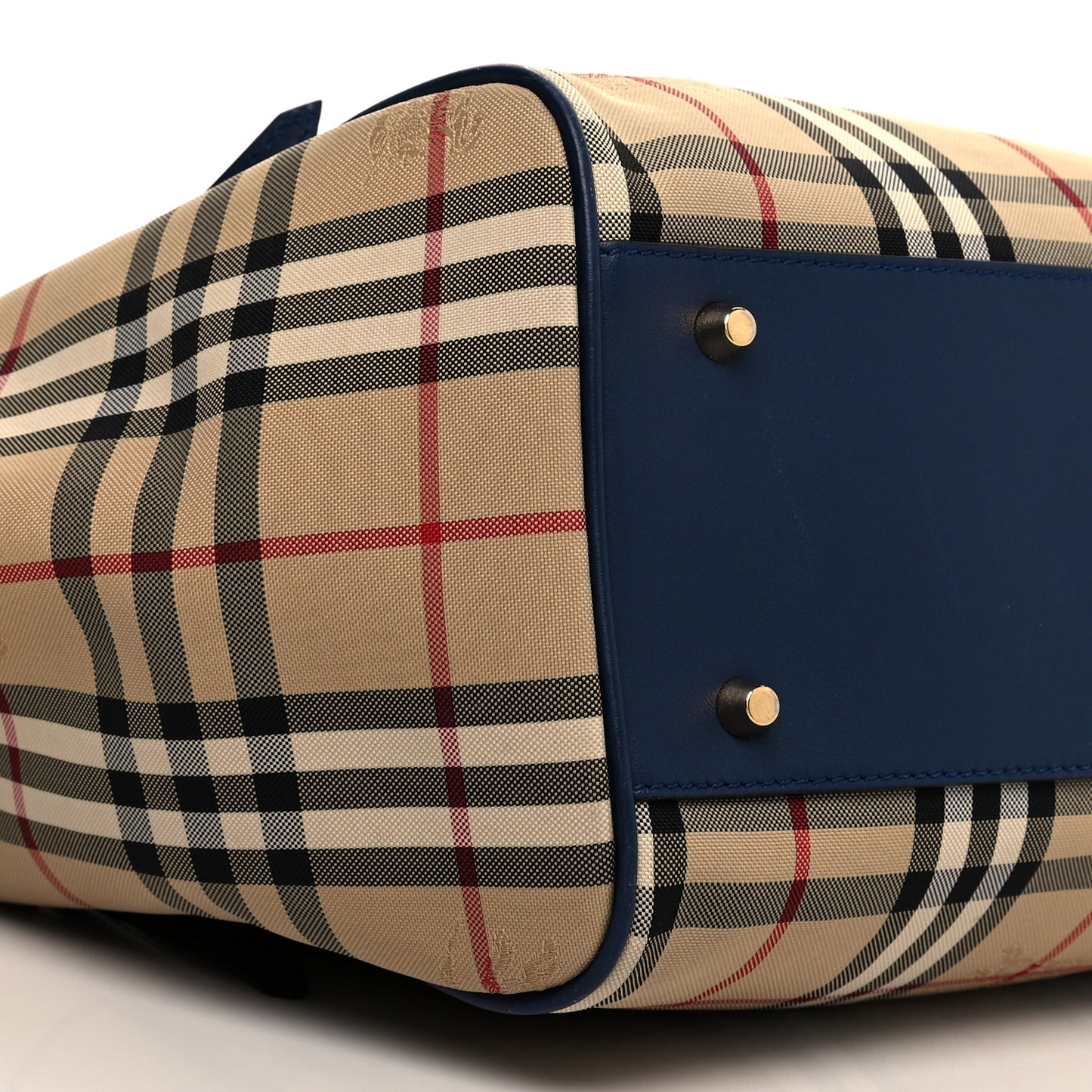 House Check Small Canterbury Tote Navy