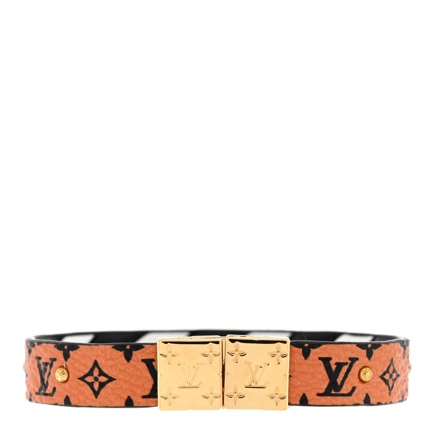 Louis Vuitton Monogram LV Crafty Reversible Bracelet 17 1 of 4