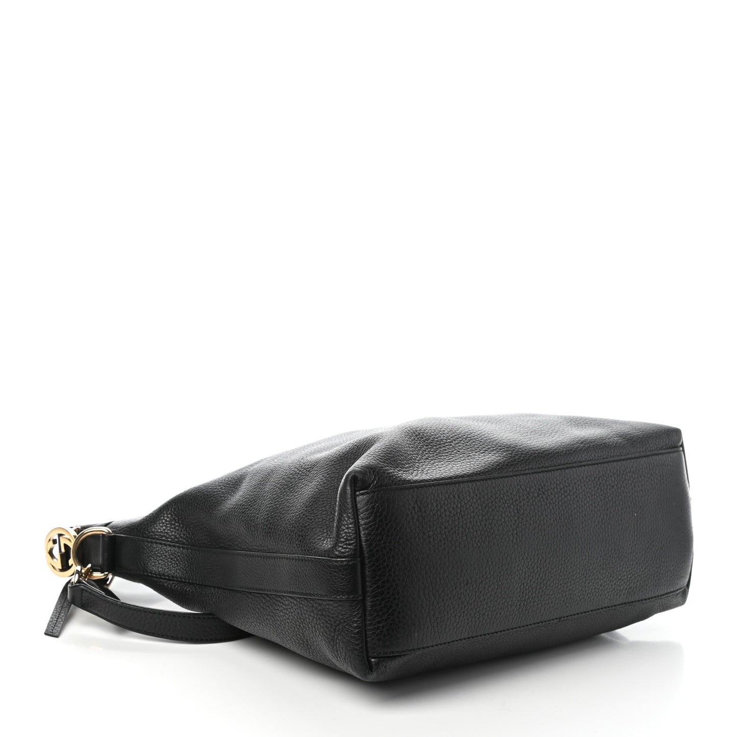 Pebbled Calfskin Small Miss GG Hobo Black