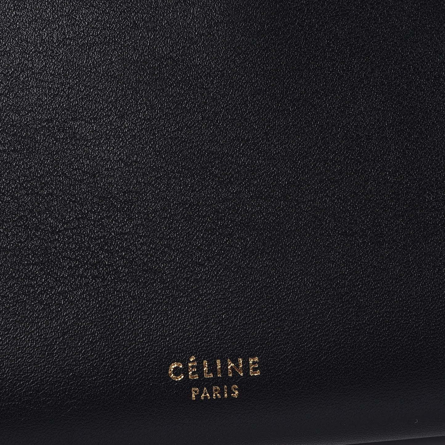 Smooth Calfskin Medium Saddle Bag Black