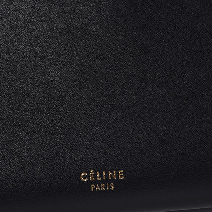 Celine Smooth Calfskin Medium Saddle Bag Black 6 of 7