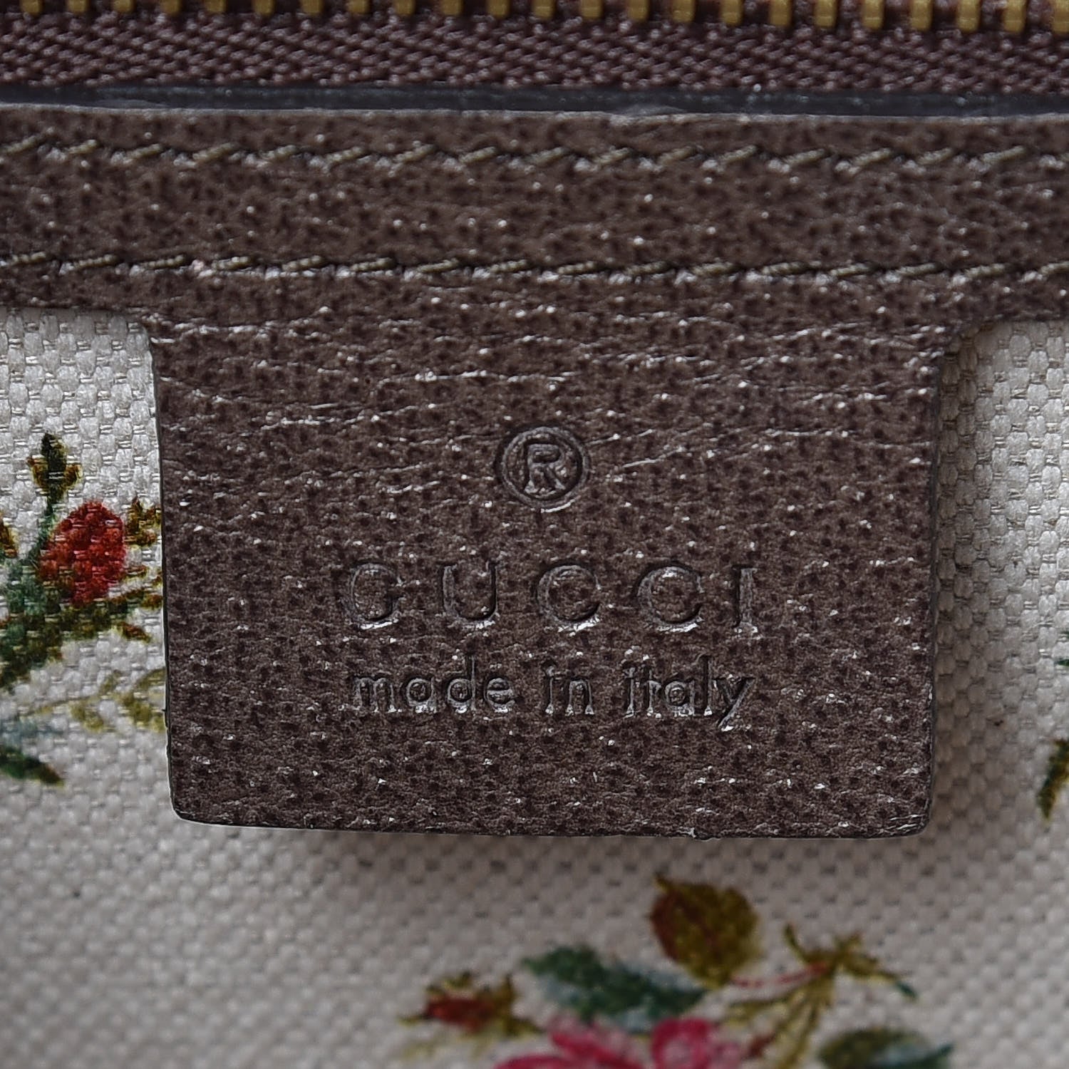 Gucci Calfskin Embroidered Medium Sylvie Top Handle Bag New Acero Multicolor 6 of 11