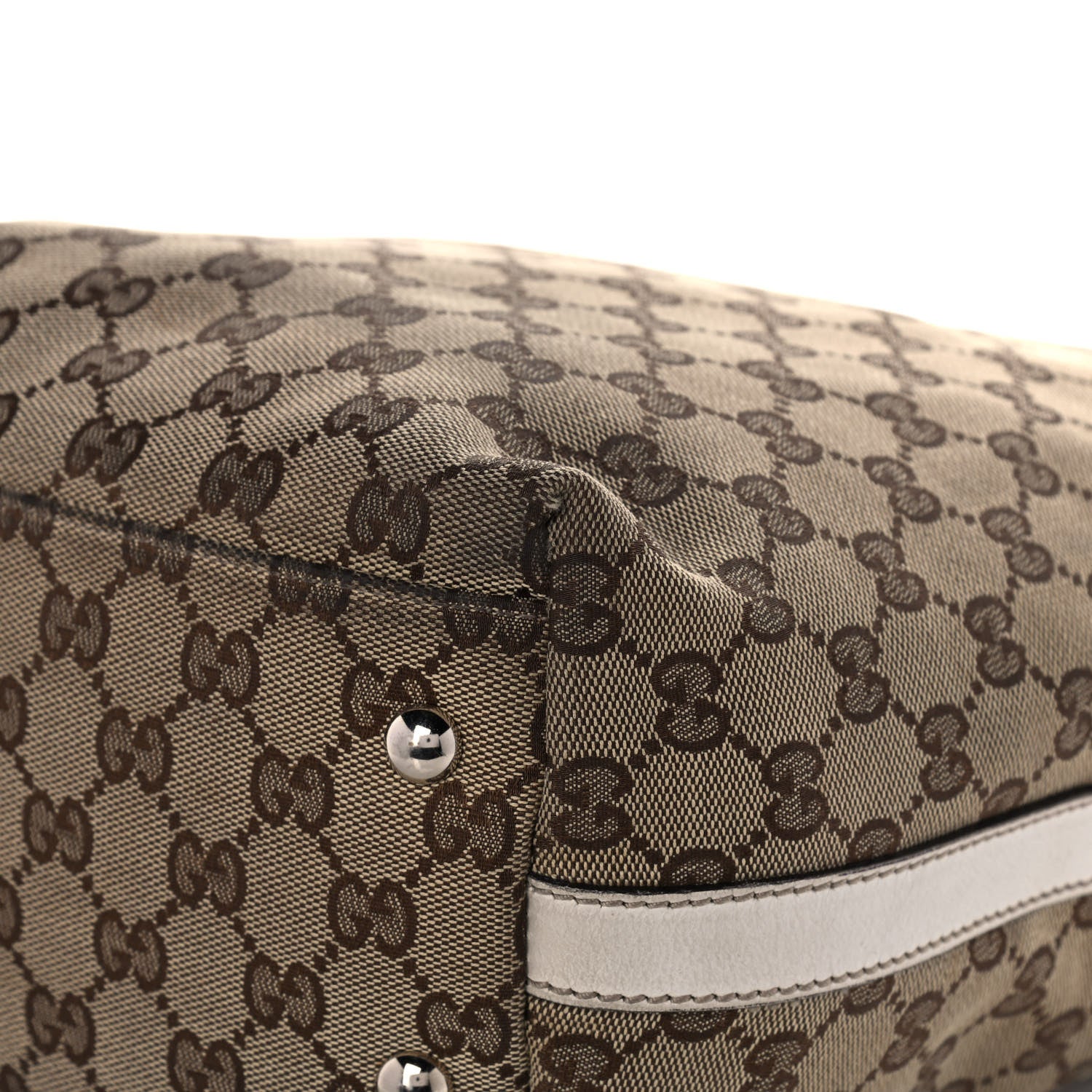 Gucci GG Monogram Medium Match Ball Tote Off White 13 of 15