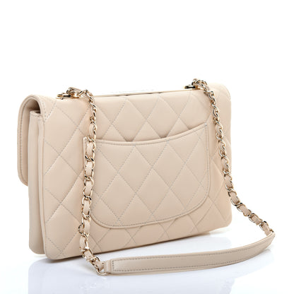Chanel Lambskin Quilted Medium Trendy CC Flap Light Beige 3 of 11