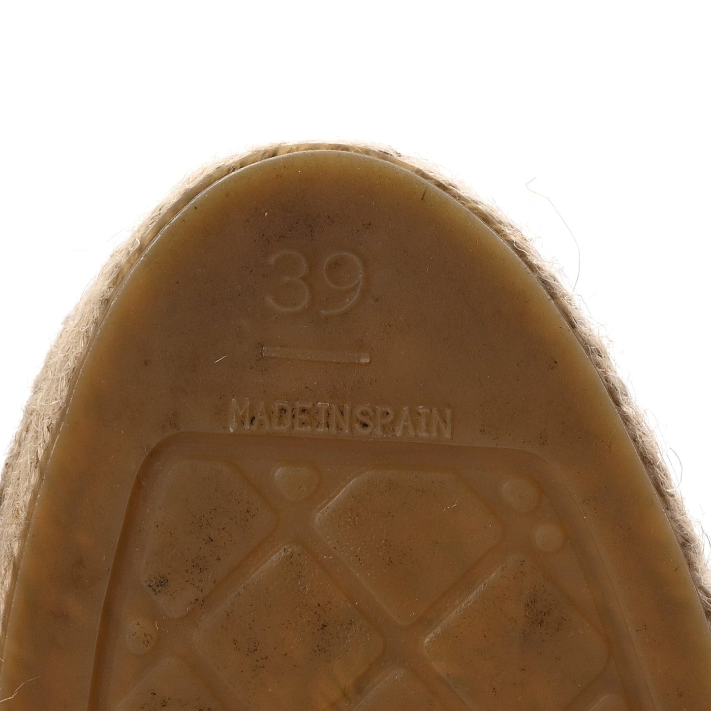 Lambskin CC Espadrilles 39 Black