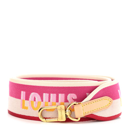 Louis Vuitton Jacquard Speedy Bandouliere 20 Shoulder Strap Fuchsia 1 of 3