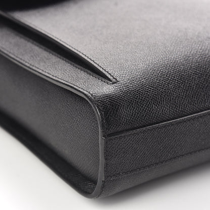 Burberry Calfskin Messenger Bag Black 9 of 10