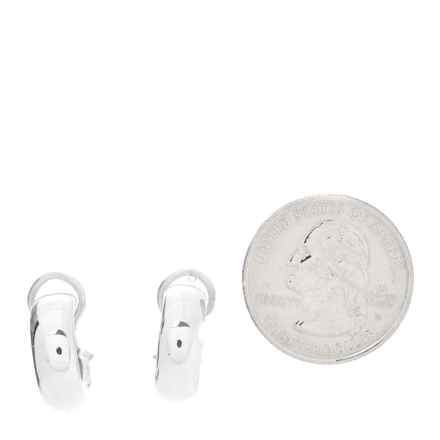 Sterling Silver Polished Hoop Earrings