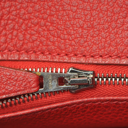 Hermes Buffle Skipper Birkin 35 Rouge Vif 19 of 40