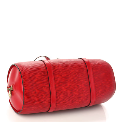 Louis Vuitton Epi Soufflot Castillan Red 4 of 14