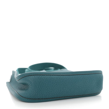 Hermes Taurillon Clemence Evelyne TPM Vert Bosphore 4 of 12