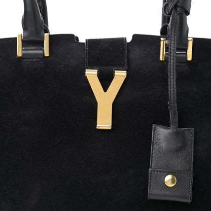 Saint Laurent Suede Small Classic Y Cabas Black 7 of 15