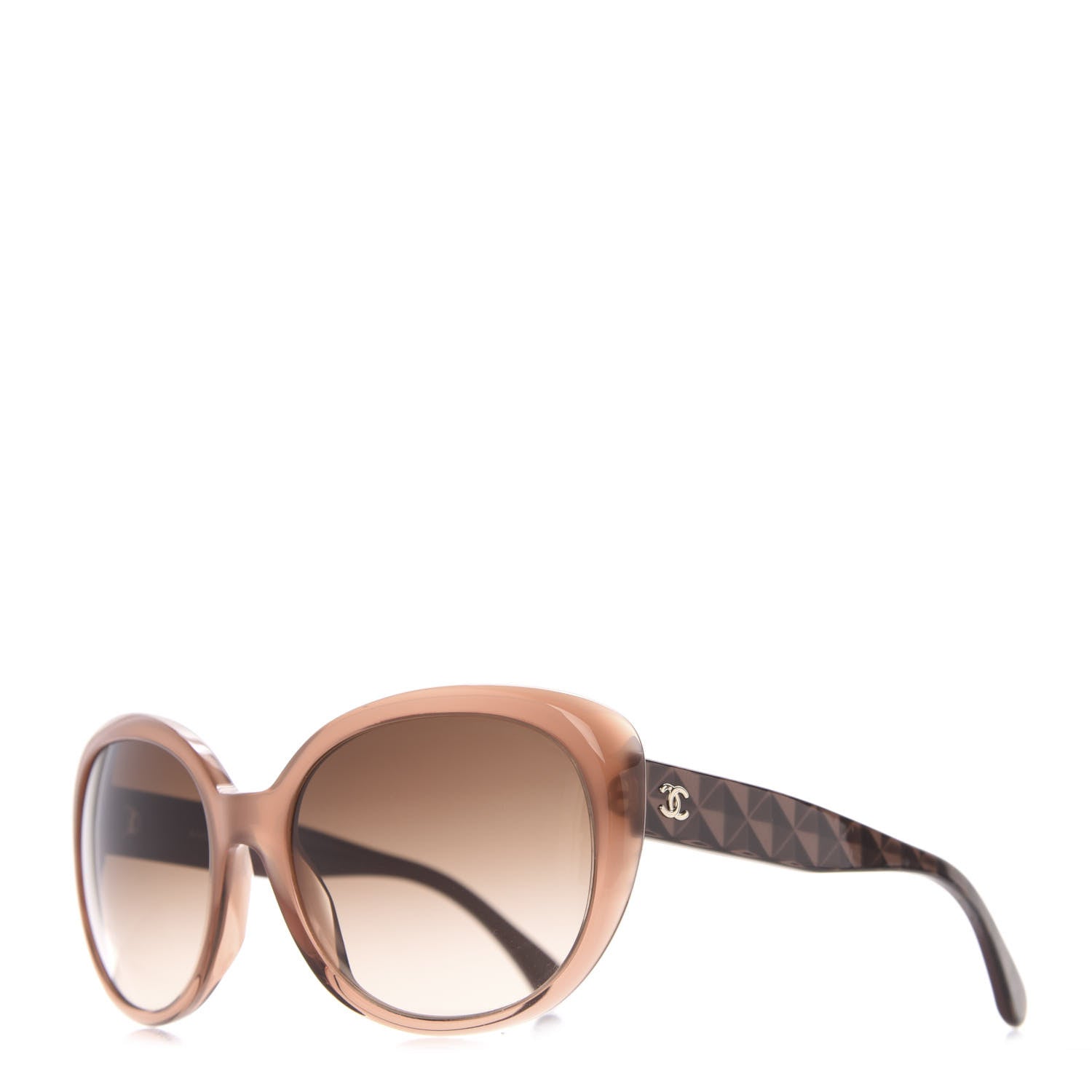 Chanel Acetate Quilted Sunglasses 5184 Tan 1 of 8