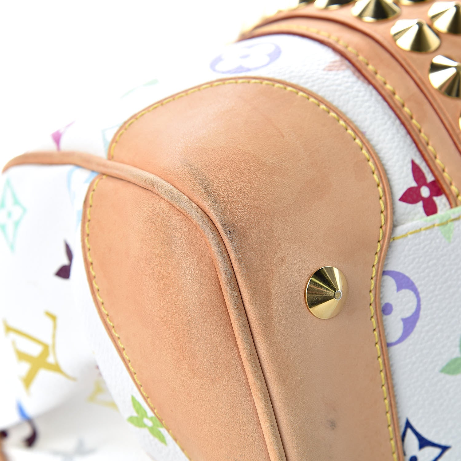 Louis Vuitton Monogram Multicolor Courtney MM White 13 of 16