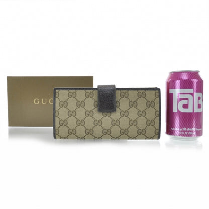 Gucci Monogram Metal Plate Continental Wallet 2 of 8