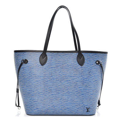Louis Vuitton Epi Neverfull MM Denim Light 1 of 6
