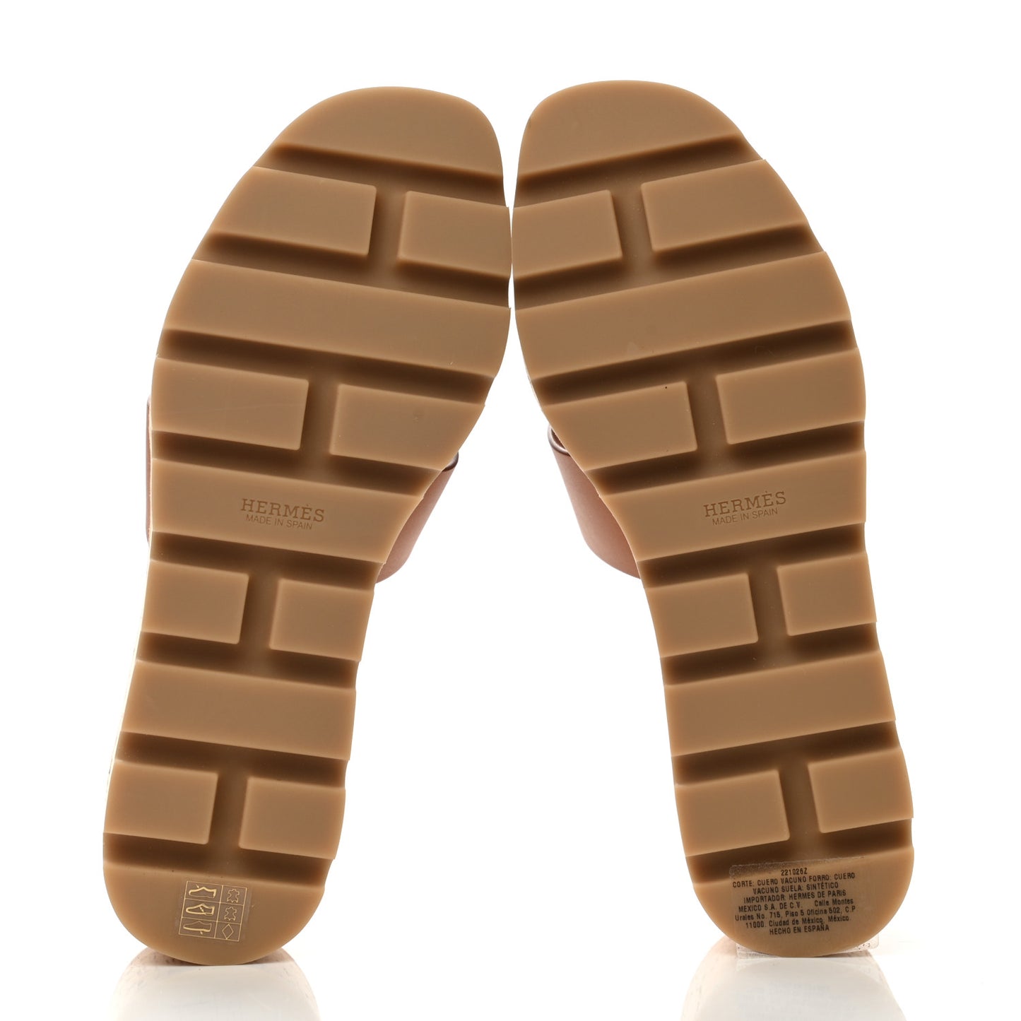 Calfskin Cork Eze 30 Sandals 36 Marron Glaise