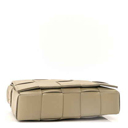 Bottega Veneta Lambskin Maxi Intrecciato Cassette Crossbody Bag  New Sauge 3 of 8