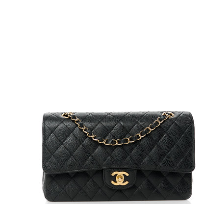 Chanel Caviar Quilted Medium Double Flap Black 9 of 11