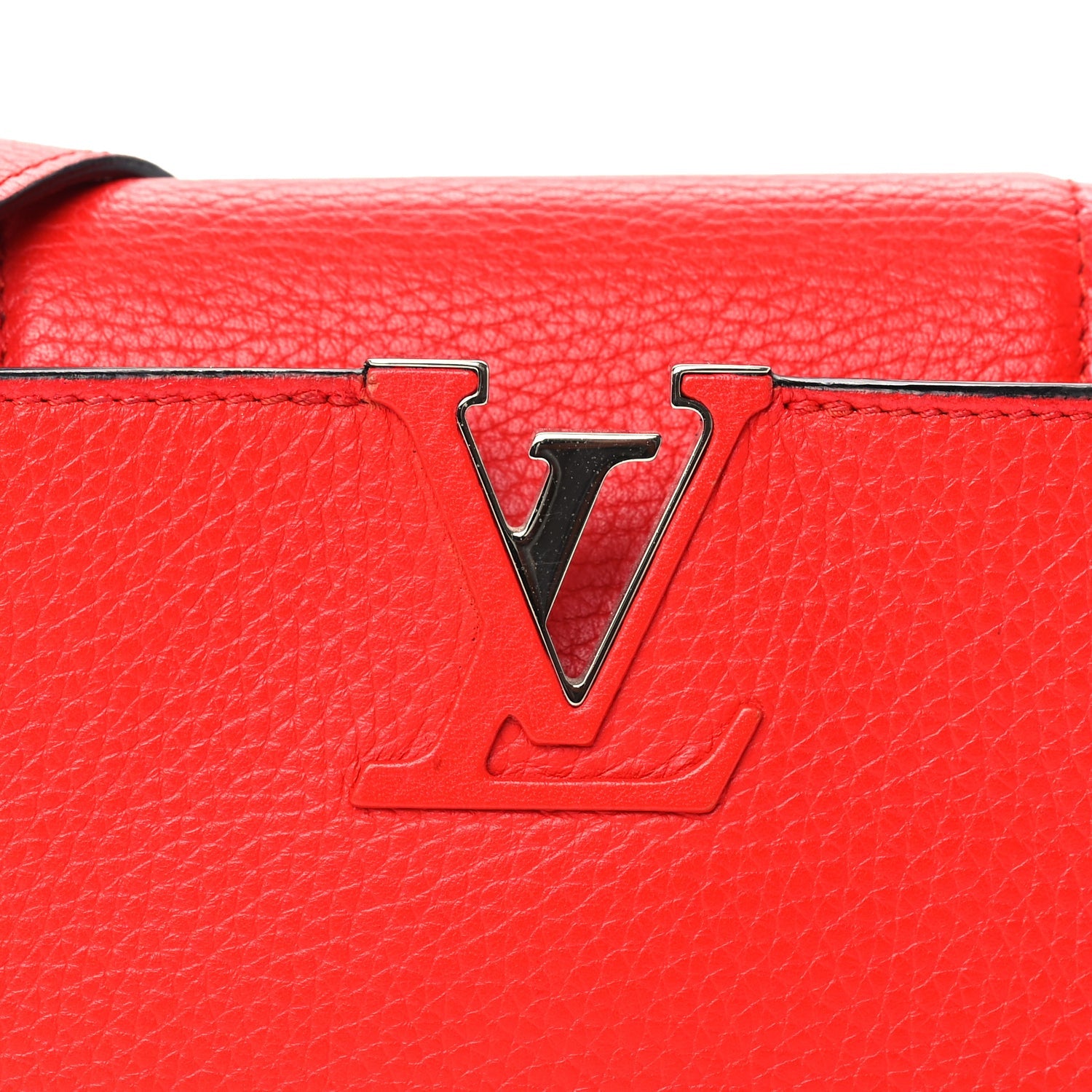 Louis Vuitton Taurillon Capucines BB  Scarlet Red 6 of 8