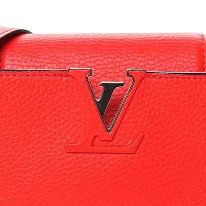 Louis Vuitton Taurillon Capucines BB  Scarlet Red 6 of 8