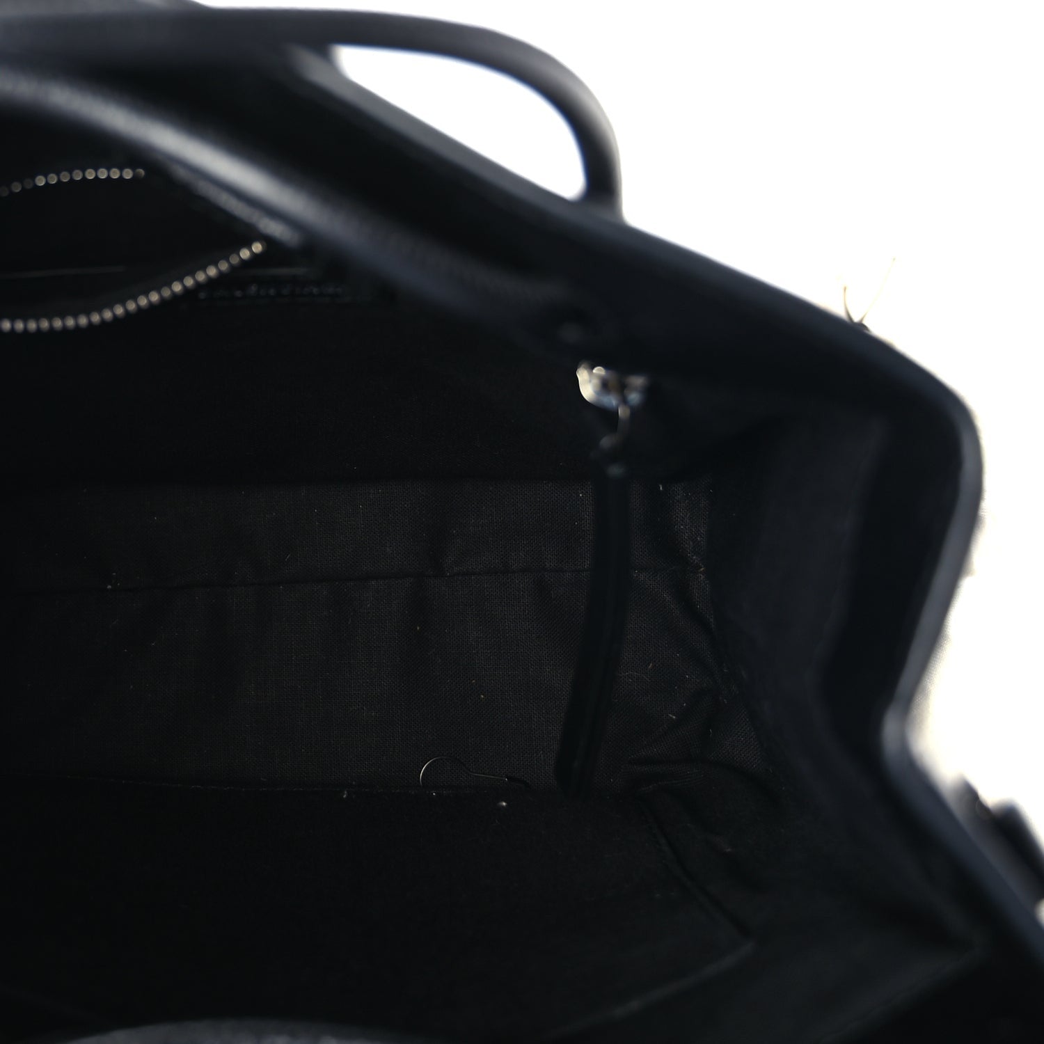 Balenciaga Calfskin Logo XXS Shopping Tote Black 4 of 8