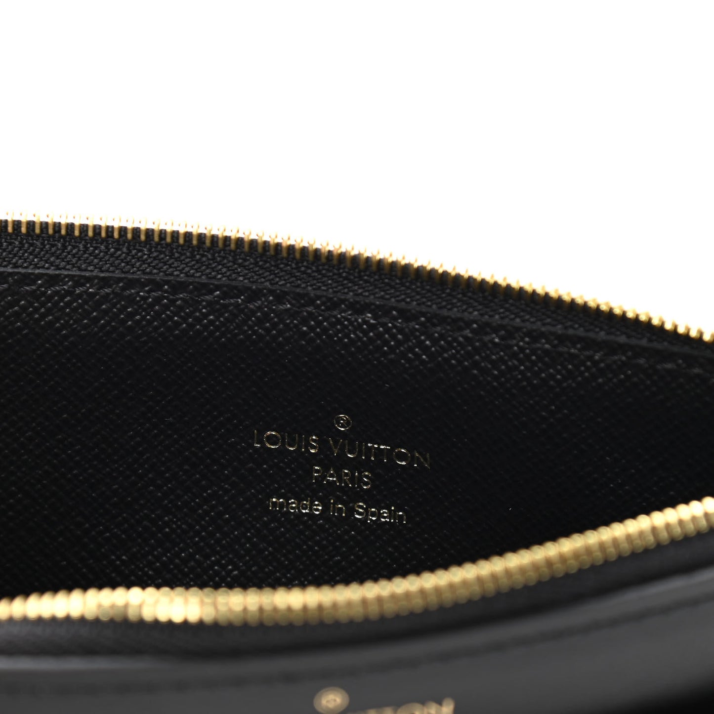 Monogram Slim Purse Black