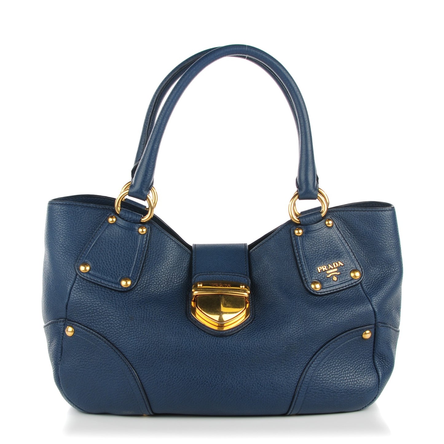 Vitello Daino Handbag Bleuette