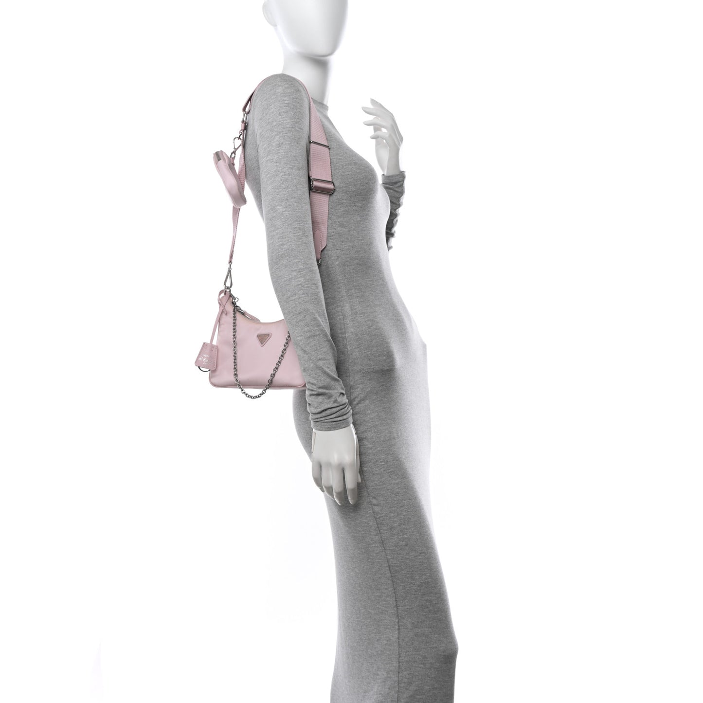 Nylon Re-Edition 2005 Shoulder Bag Alabastro