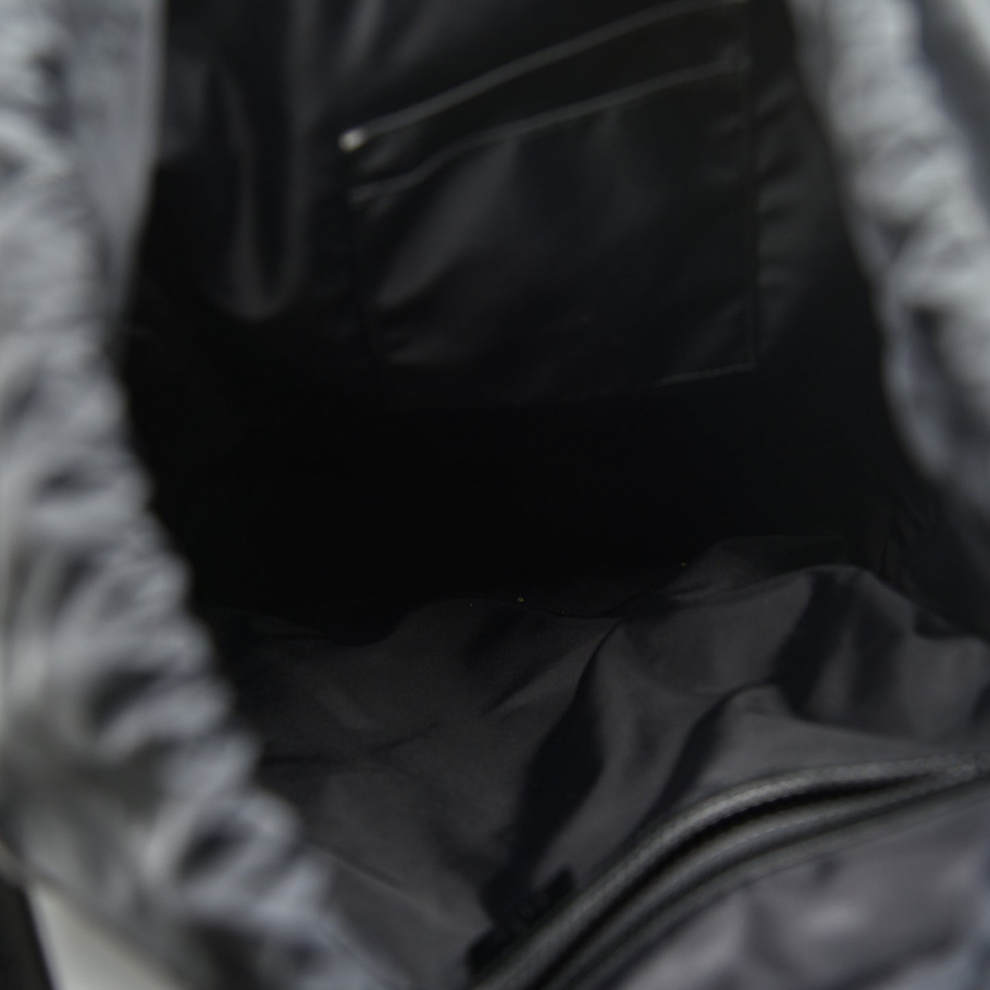 Techno Canvas Web Drawstring Backpack Black