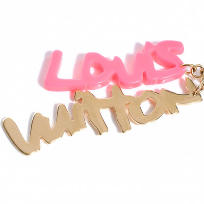 Louis Vuitton Graffiti Bag Charm Pink 4 of 5