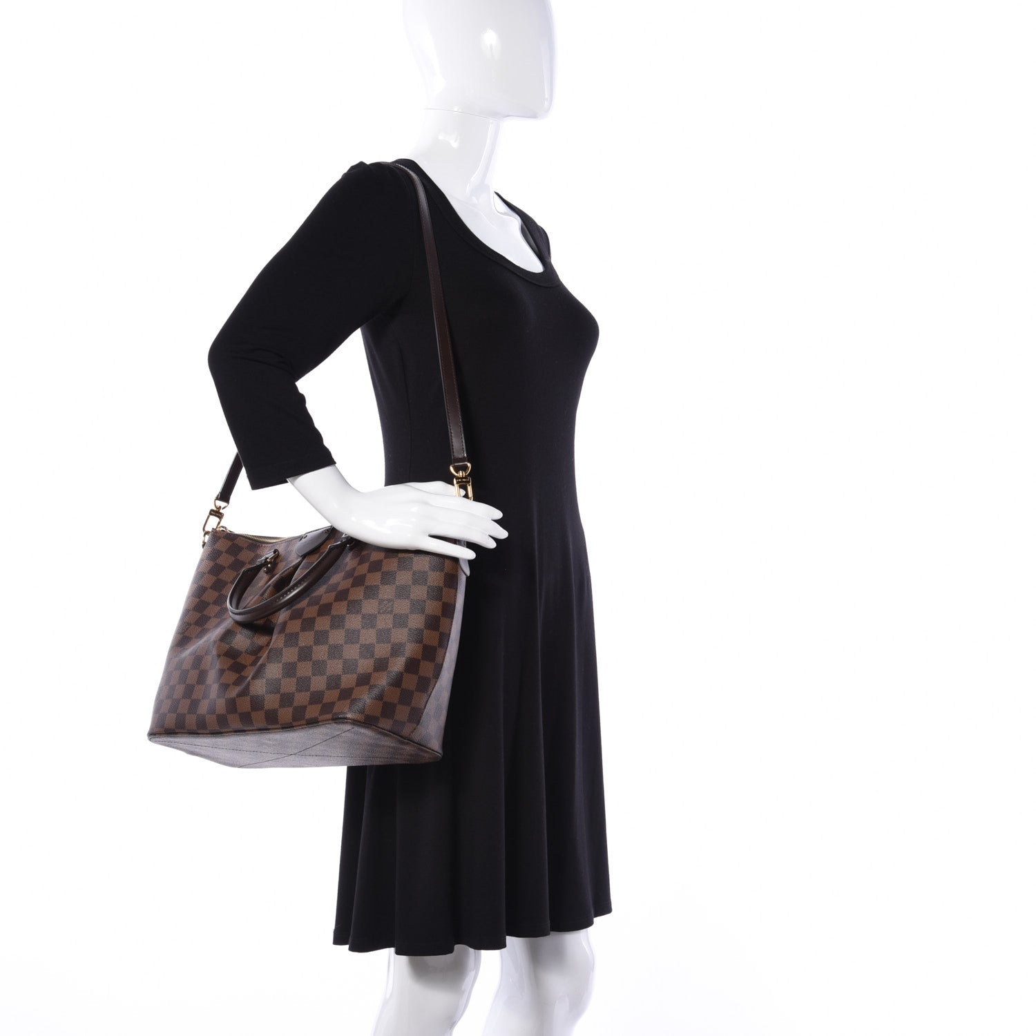 Louis Vuitton Damier Ebene Siena GM 2 of 9