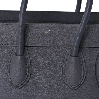 Celine Drummed Calfskin Mini Luggage  Kohl 7 of 9