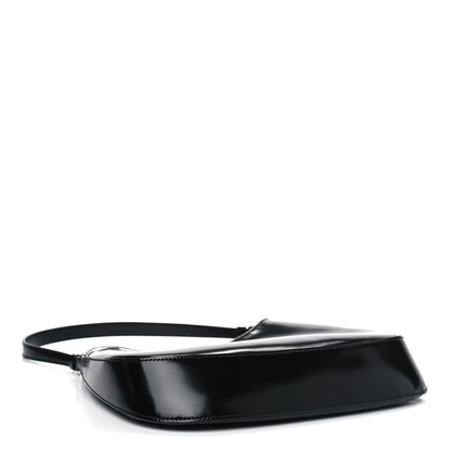 Prada Spazzolato Cleo Shoulder Bag Black 3 of 7