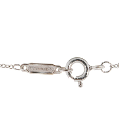 Tiffany 18K White Rose Gold Diamond Double Interlocking Circles Pendant Necklace 5 of 6