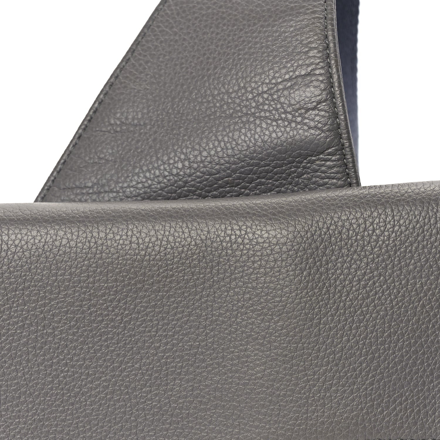 Christian Dior Grained Calfskin Mens Saddle Bag  Grey 6 of 8
