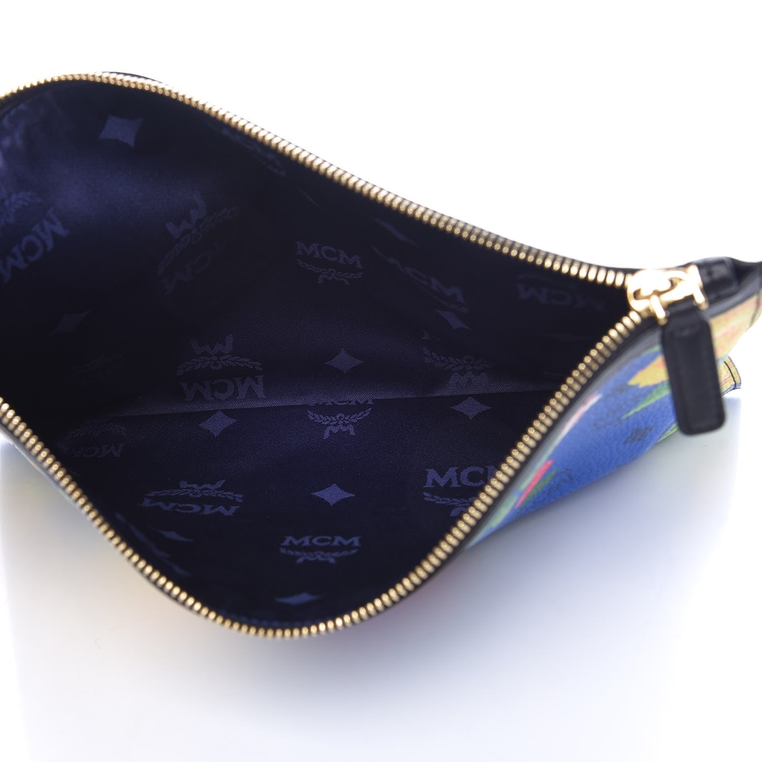 MCM Visetos Flower Print Pouch Multicolor 5 of 16