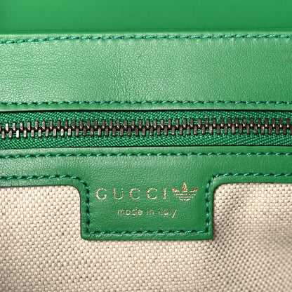 Gucci X Adidas Calfskin Matelasse Small GG Marmont Shoulder Bag Green 5 of 9