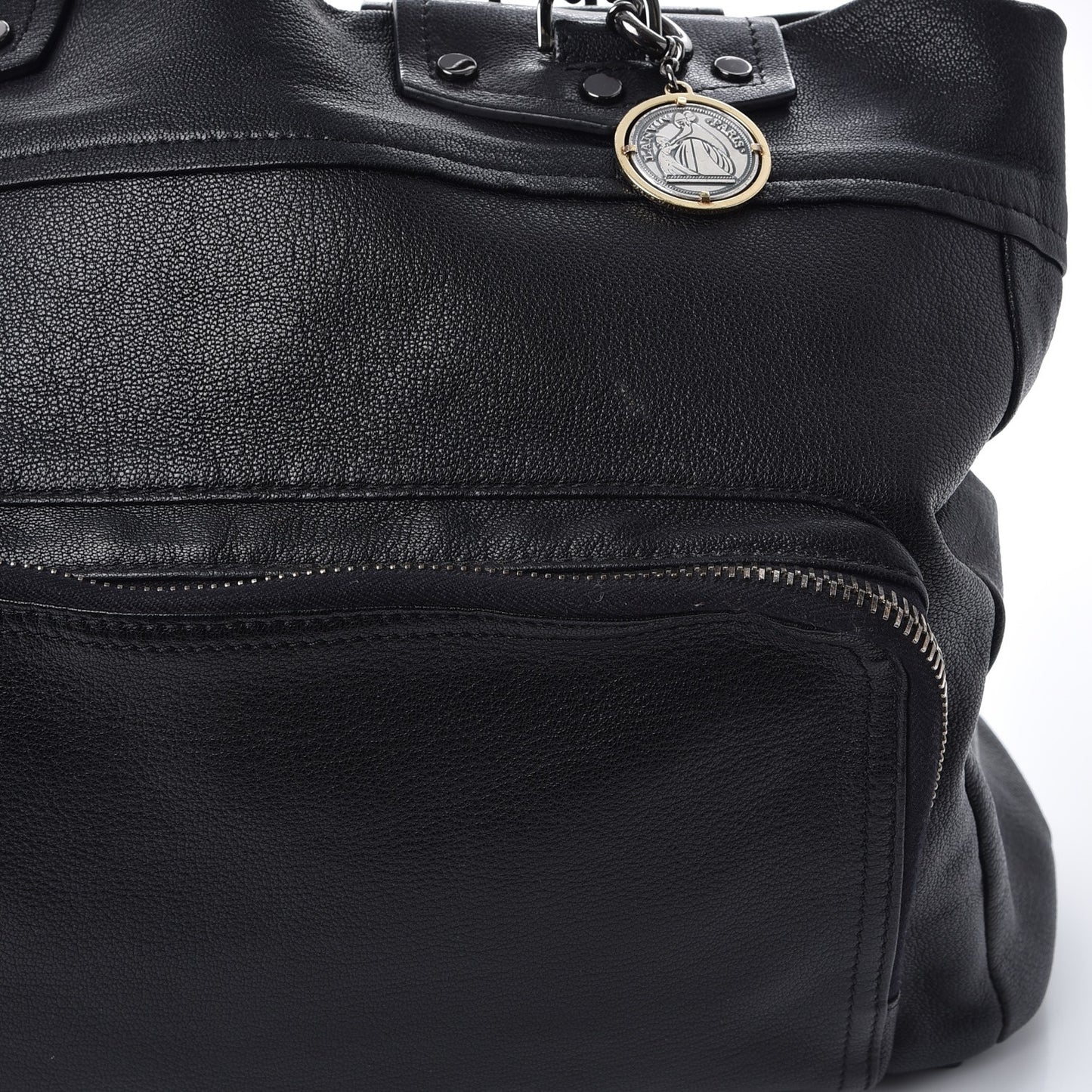 Goatskin Shoulder Bag Black