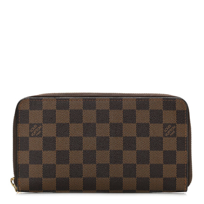Louis Vuitton Damier Ebene Zippy Organizer Wallet 1 of 8