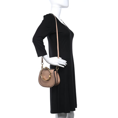 Chloe Calfskin Suede Small Nile Bracelet Bag Biscotti 3 of 8
